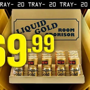 Liquid Gold Room Odourisers 20 x 10ml – Pack of 20 - Room Aromas