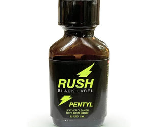 Rush Black Label Pentyl Poppers 24ml - Room Aromas